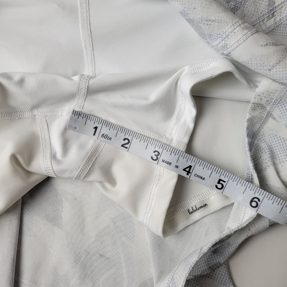 LULULEMON Pace Rival Skirt White 4 Tall - Picture 10 of 11